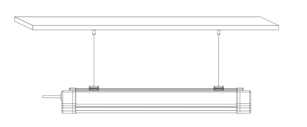 120lm/W LED Triproof LED Light 0.6m