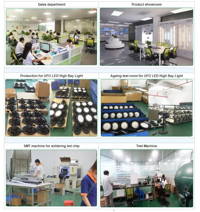 160lm/W 200W High Power Meanwell Driver UFO LED High Bay Light