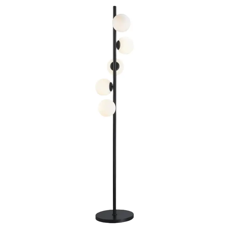 Where Should You Place a Frosted Glass Globe Modern Floor Lamp for the Best Ambiance
