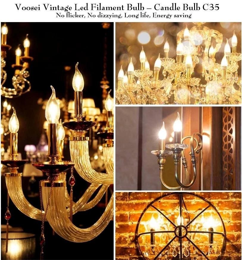 220V Wall Lamp Bulb10W E14 LED Candle Bulb