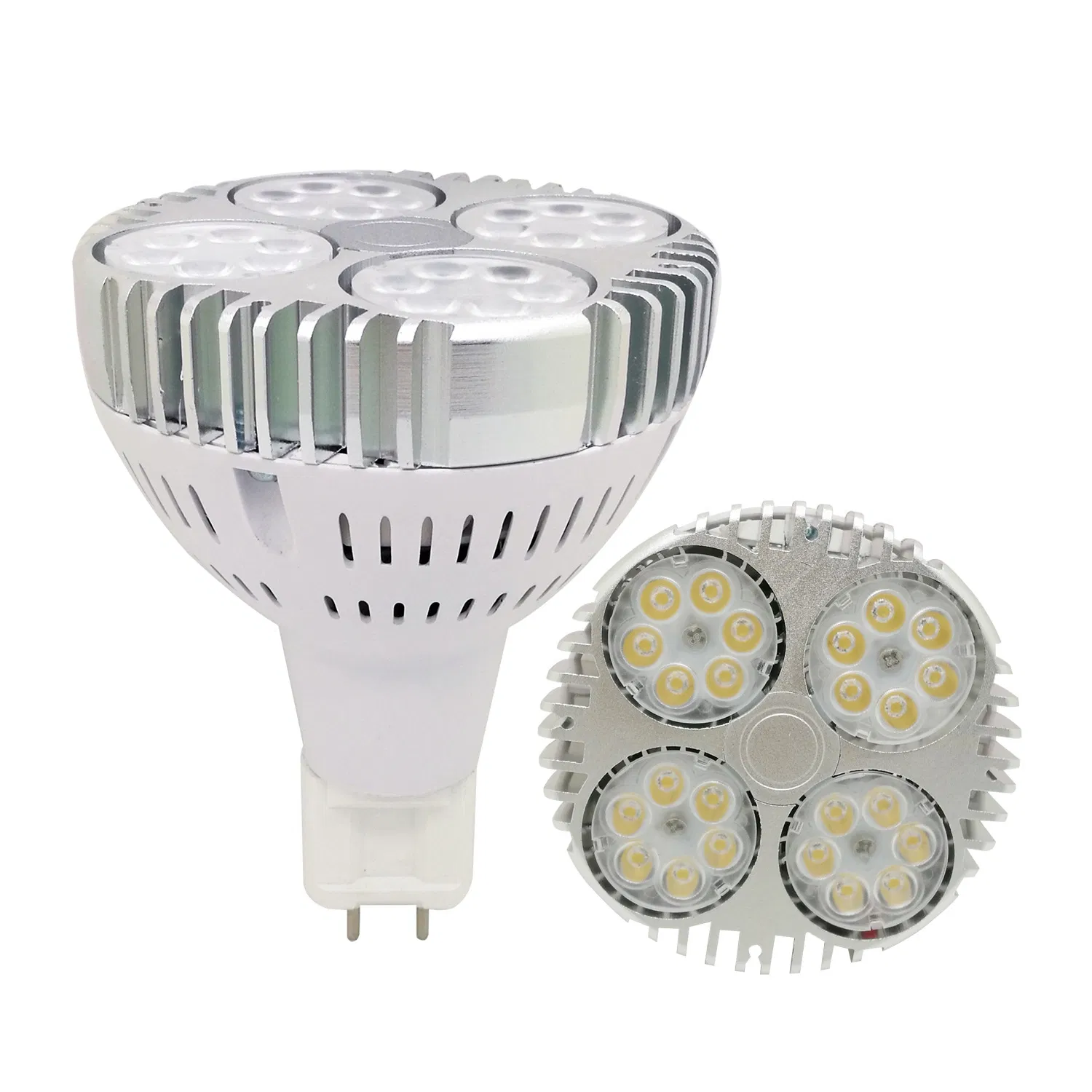 25W 35W 30W G12 PAR30 LED Bulb Lights with G12 E27 Base White Case