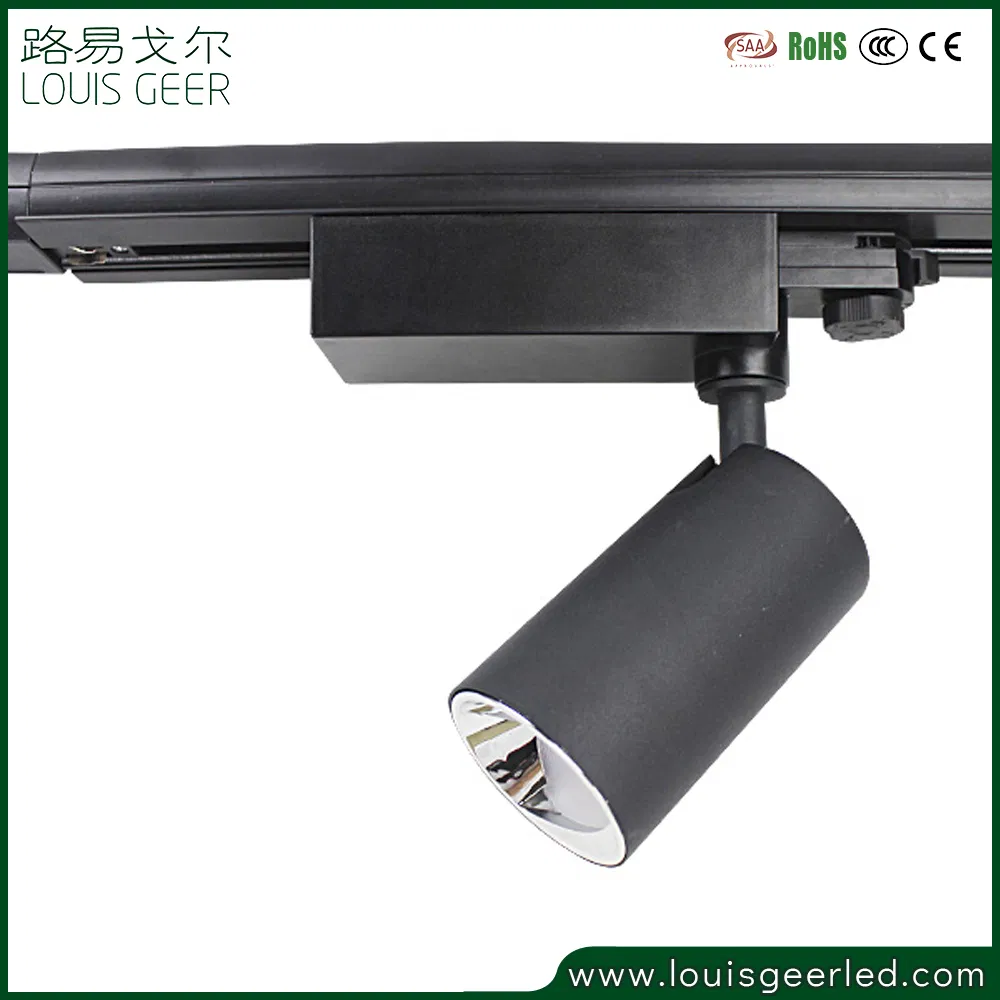 25W LED Lamp Focus Lamp Retail Spot Lighting Fixtures Surface Mounted Spotlights Linear Magnetic Rail COB LED Track Light