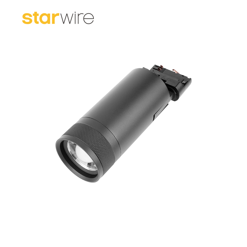 28W High Quality Zoomable LED Track Lighting for Commercial Lighting