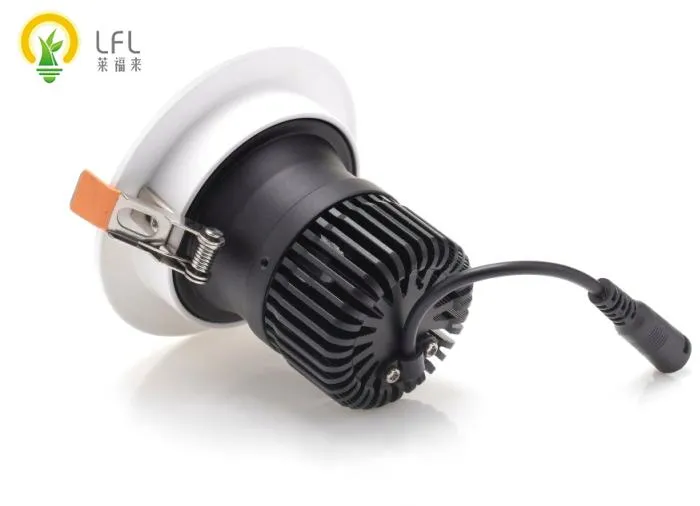 30W White Commercial LED Downlight for Airports / Hospitals 5000K