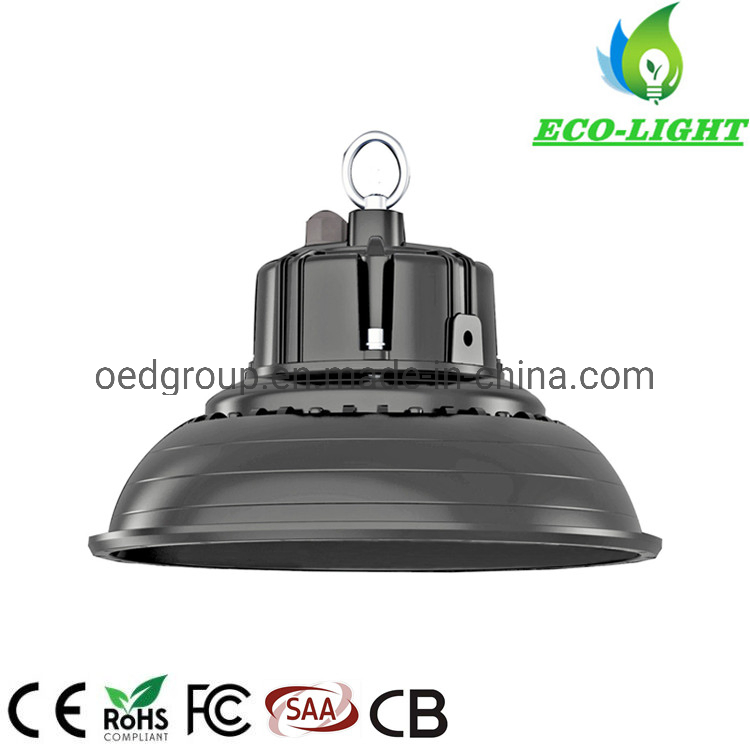5 Years Warranty 140-150lm/W 60deg 90deg 110deg Industrial Exhibition Lighting UFO Lamp 200W LED Highbay Light UFO