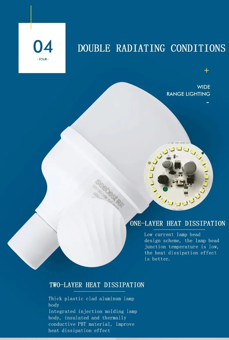 58W E27/B22 2835SMD Chip LED Bulbs