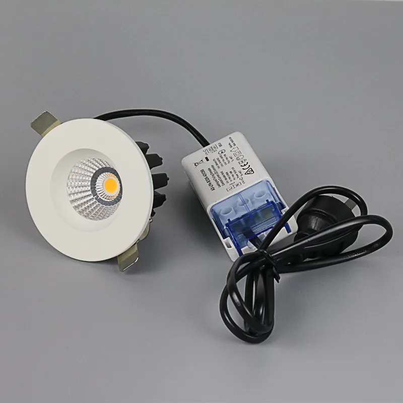 72mm Cutout 5W 7W Recessed Dimmable LED COB Downlight for Low Ceiling