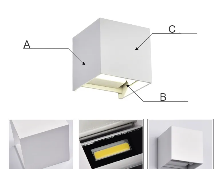 Aluminium Outdoor Garden Wall Light Wall Lamp