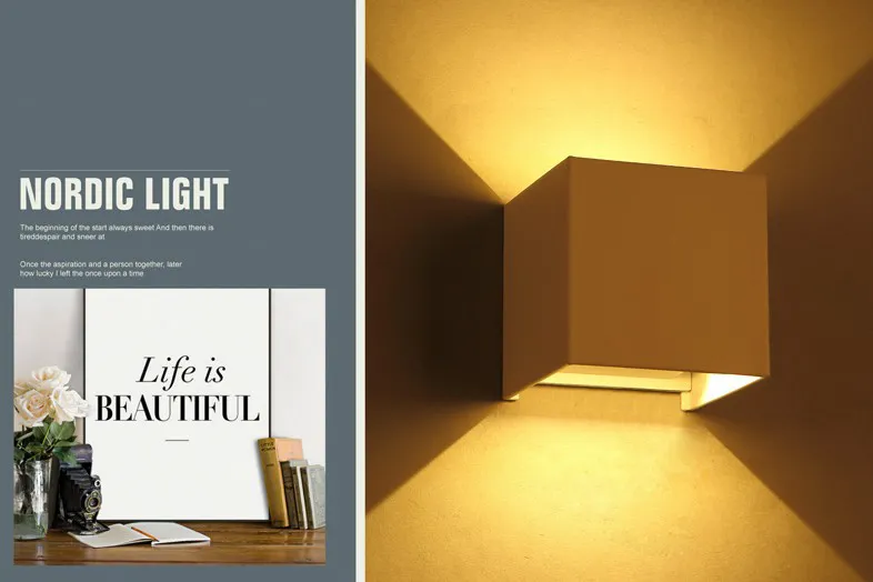 Aluminium Outdoor Garden Wall Light Wall Lamp