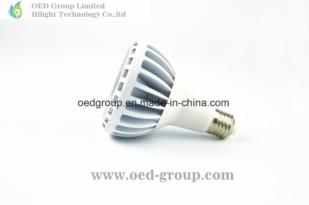 Aluminum Case E27 LED PAR30 Lamps with Long Nech Replace J75W LED PAR Lights