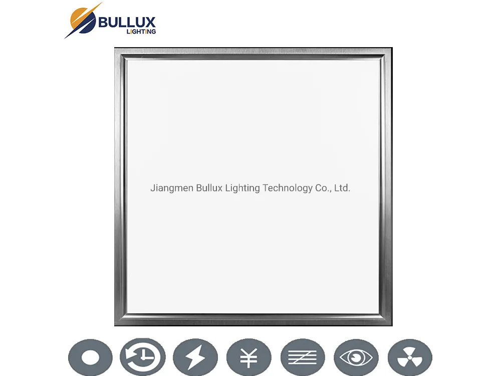 Aluminum Ultra Slim Square Hospital Office School Steel Sheet 40W 60*60 LED Panel Light