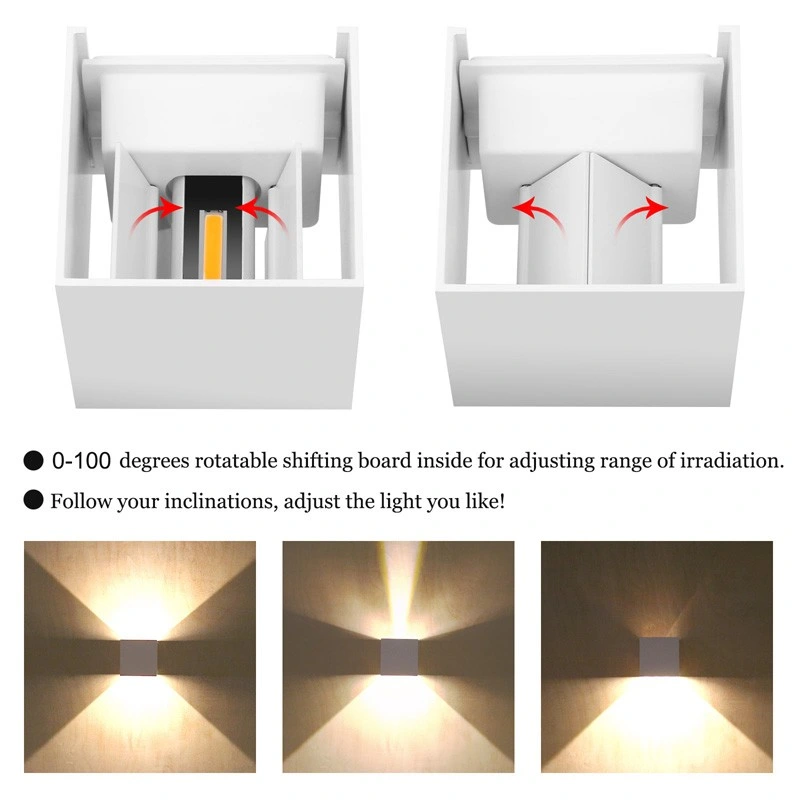 Alva Wide & Narrow Beam Angle Adjustable up Down LED Wall Light