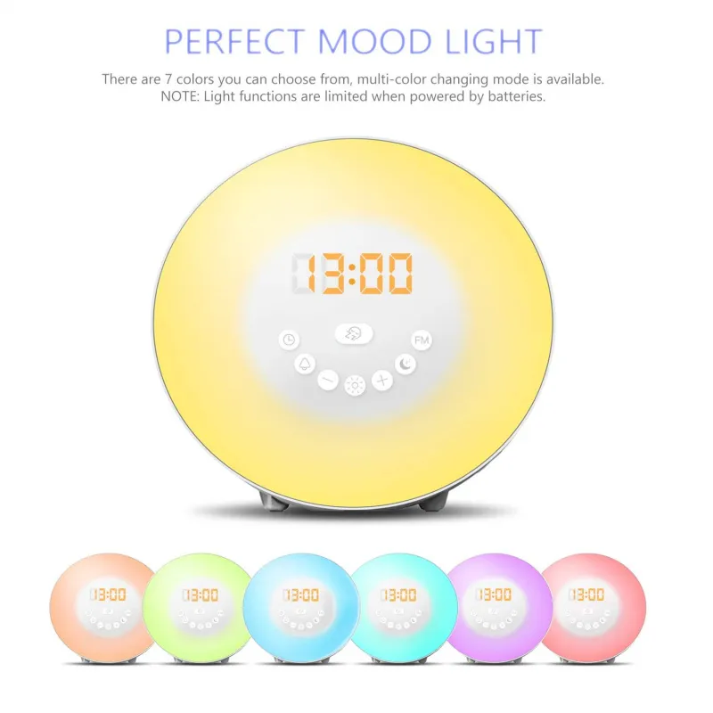 Amazon Most Popular Tuya Smart Nightlight Sleep Trainer - Wake-up Light - Digital Alarm Clock
