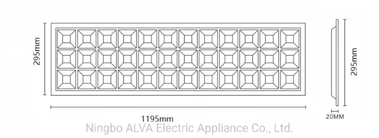 CB Approved 1X4FT 30120 72W Recessed Ceiling Light LED Panel Light