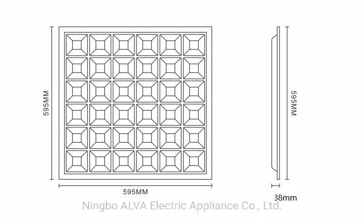 CB Approved 2X2FT 6060 72W Surface Panel Light LED Ceiling Light
