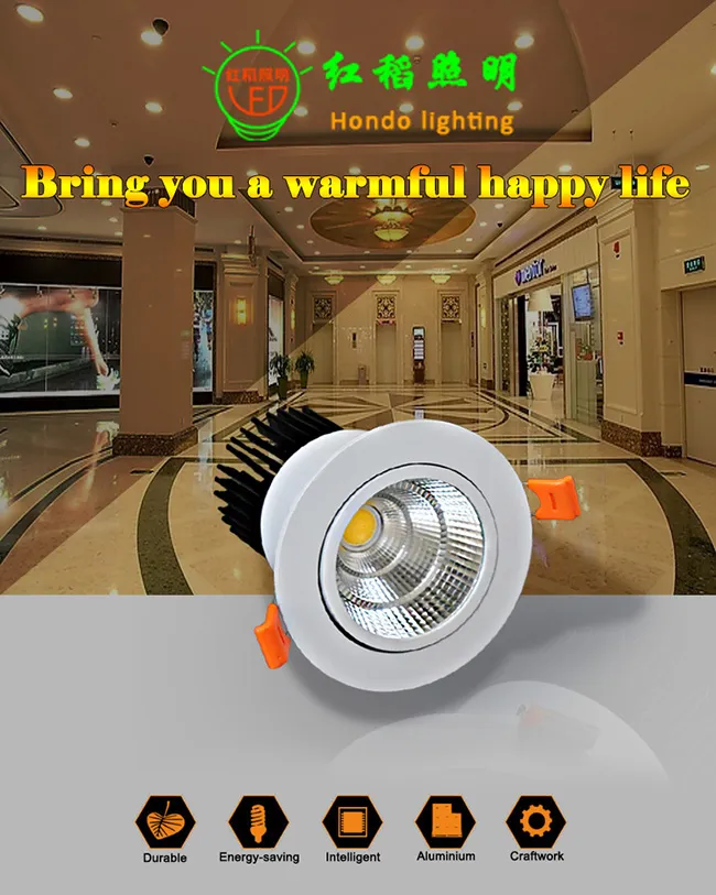 Ce FCC Approved 20W COB Dimmable LED Ceiling Lamp