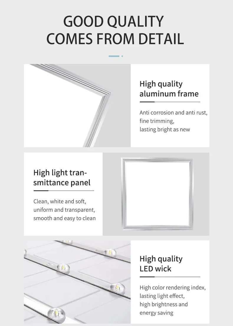 China Supplier LED Panel Light 1200X300 LED Indoor Lighting Panels Recessed LED Light Panel