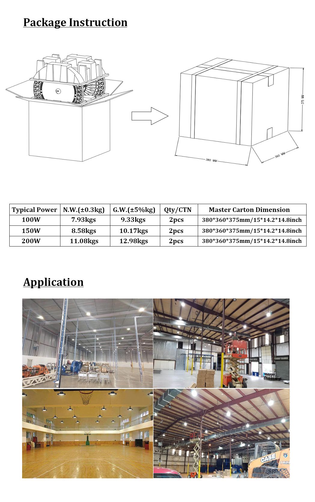 Chinese Factory Professional High Bay Lighting for Sale