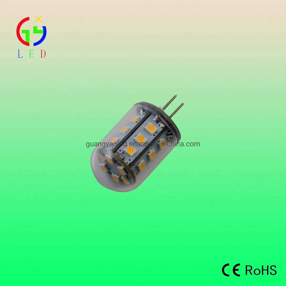 Clear Crystal LED G4 48SMD 3014 Bi-Pin Bulbs, LED G4 with Silicone Gel Coated Insert Bulbs, LED G4 Replacement Bulbs for Marine Indicator Lights