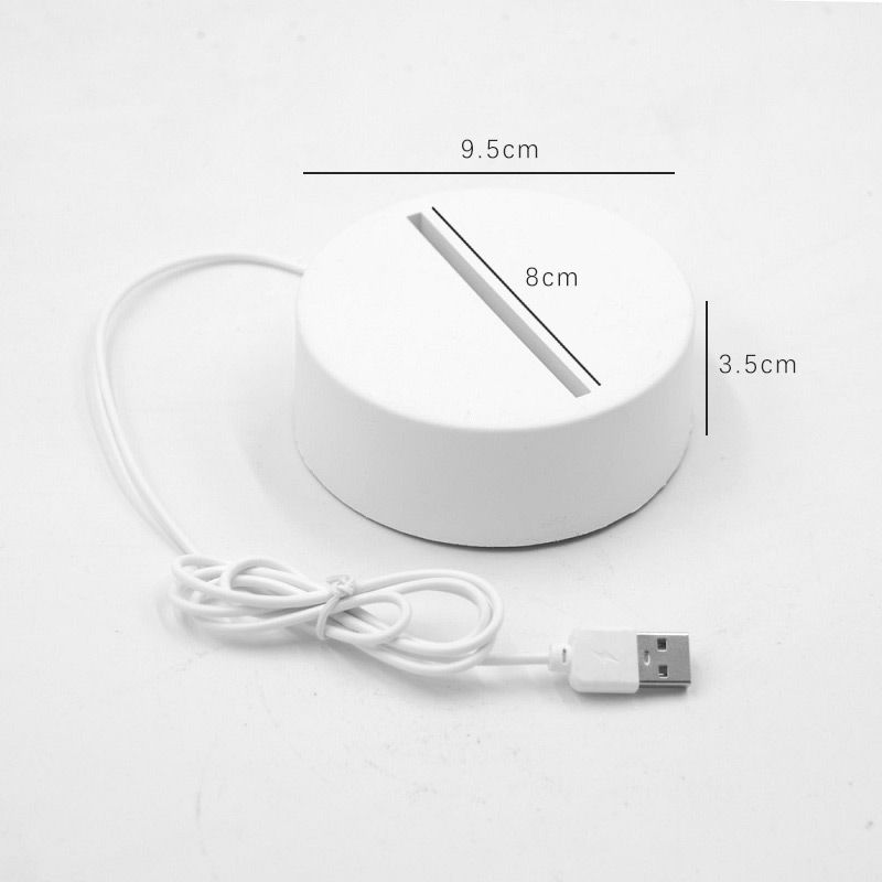 Creative 3D LED Night Lights Novelty Illusion Night Lamp