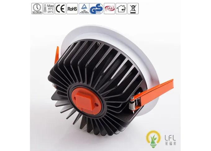 D145mm*H69mm Commercial LED Downlight for Gallery / Museum 20W 2000lm 100lm/W