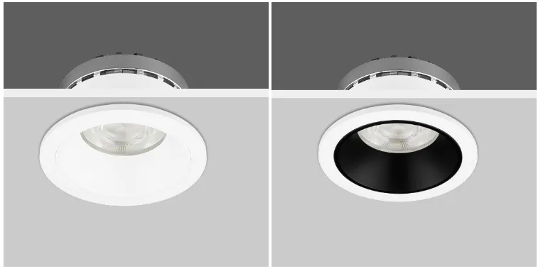 Depth 35mm 5years Warranty IP40 8W 10W 12W Recessed COB LED Downlight
