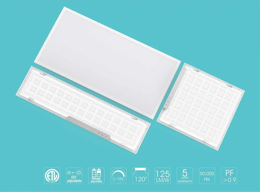 ETL Ceiling Panel 1X4FT 30120 40W 0-10V Dimmable LED Panel Light