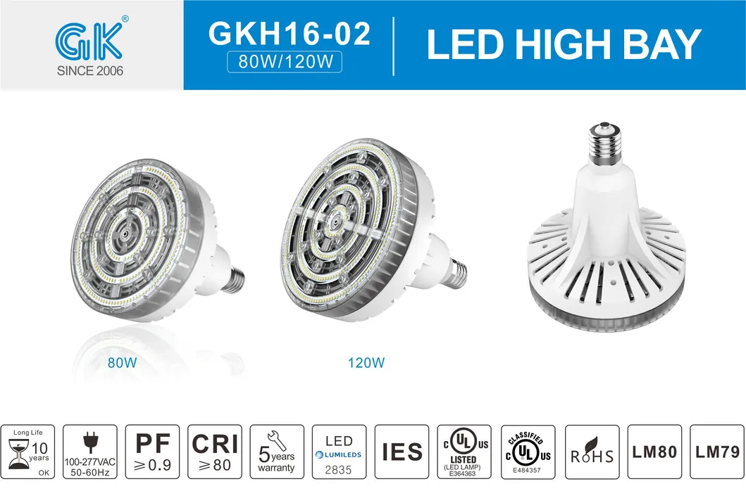 Exhibition Gymnasium Warehouse Light Industrial Lamp 115W LED Highbay Light China Manufacturer with Wholesales Price High Lumen