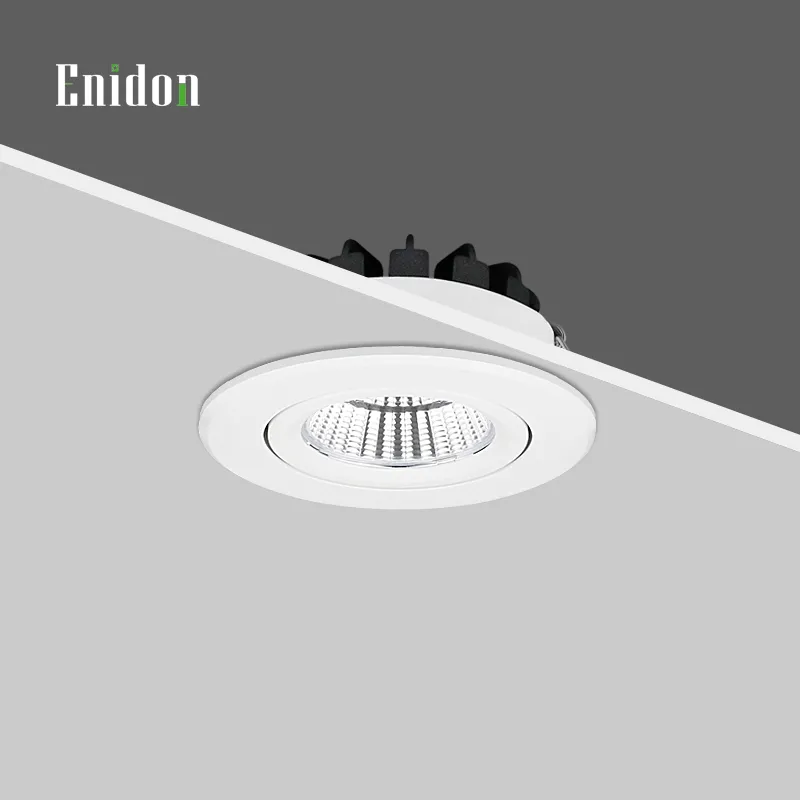 Factory High Quality Ra95 3000K 24 Degree Dali Dimming Flicker Free Black Commercial LED Downlight Ce RoHS SAA