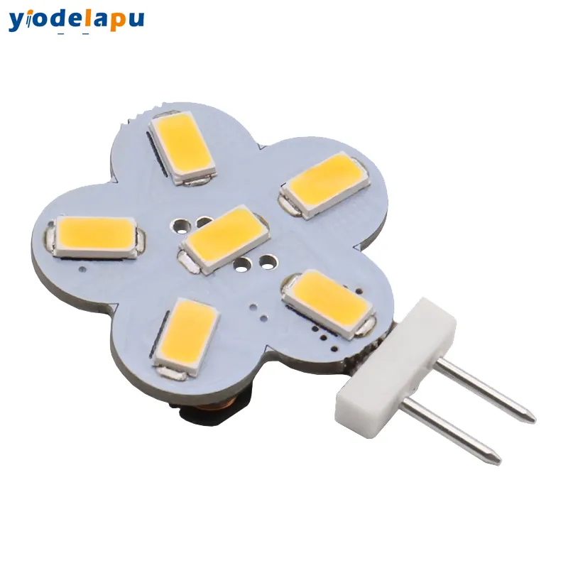 G4 Base 5730SMD 6LED Flower DC10-30V AC8-18V Wide Voltage LED Bulb