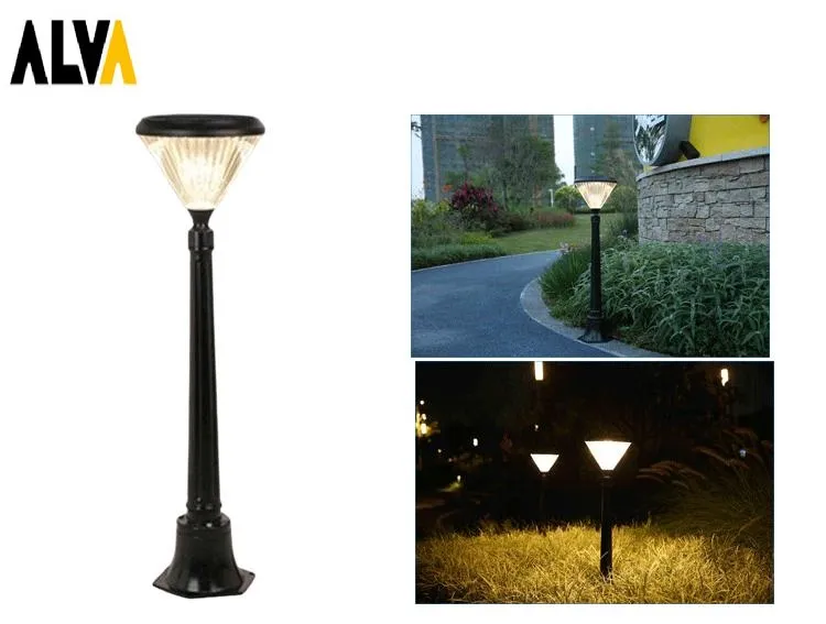 Height 1600 Solar LED Garden Light All in One Light Control IP65