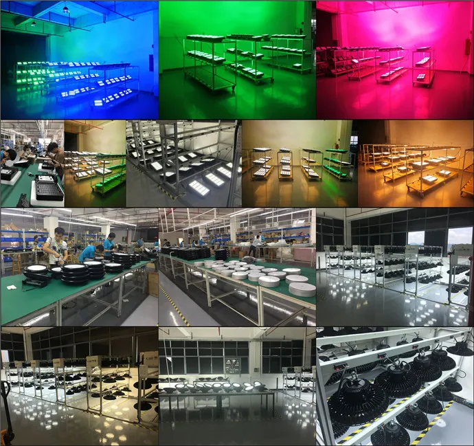 High Lumens Waterproof IP65 135lm/W 100W 150W 200W 250W UFO High Bay Light LED Indoor Lighting