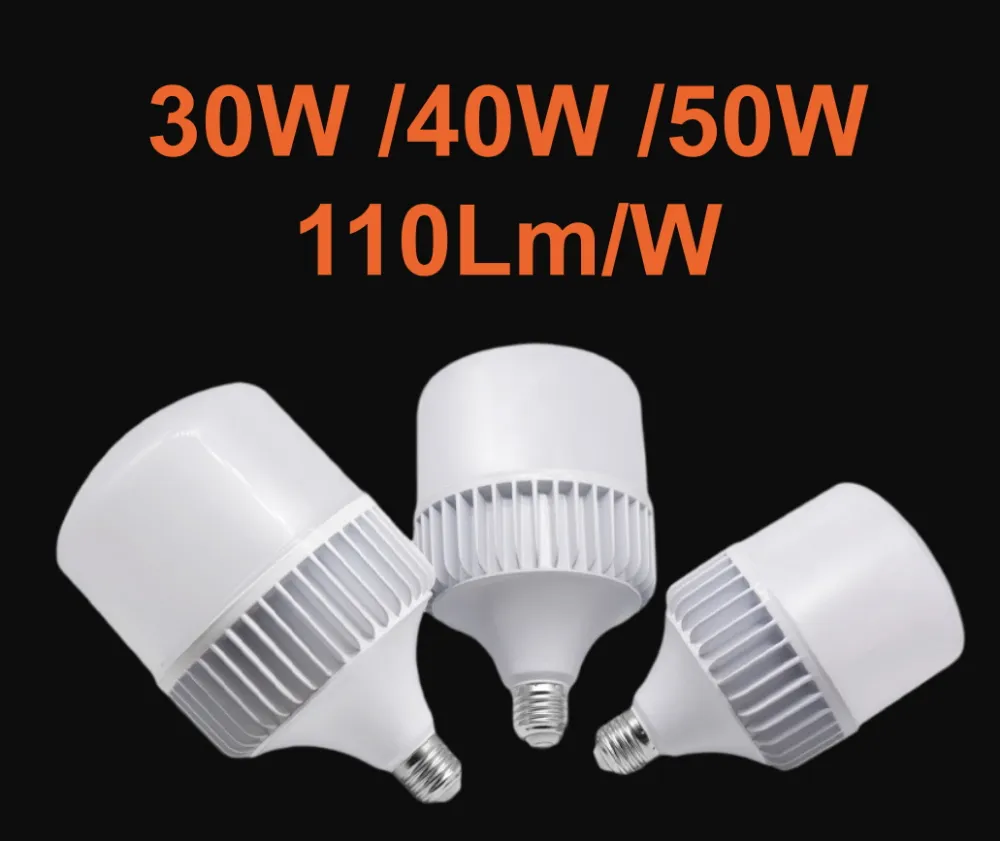 High Power Good Quality E27 B22 30W 110lm/W LED Bulb Light