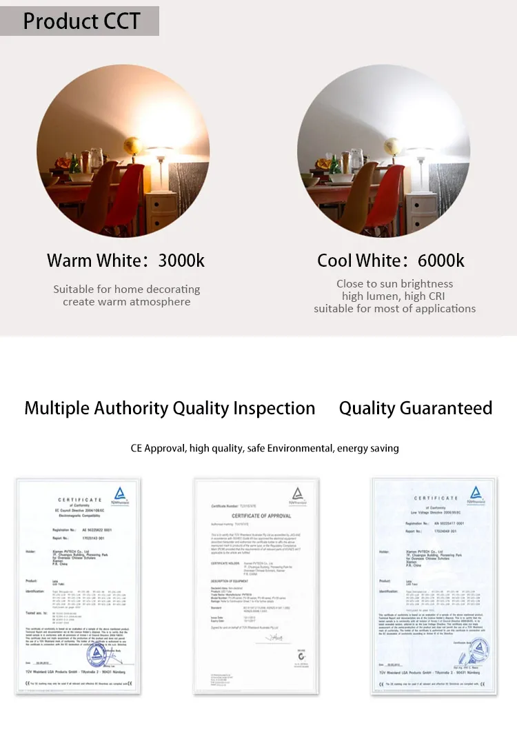 High Quality 3W 5W 7W 10W 12W Plastic LED Bulb APP Dimming Aluminum LED