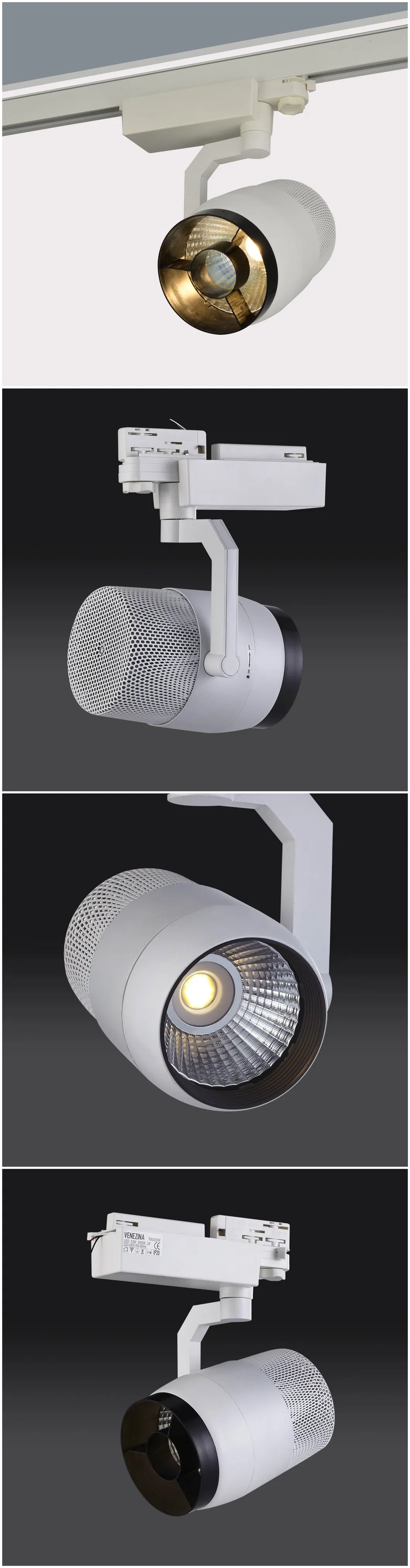 High Quality White Black Gallery Anti Glare LED Track Light