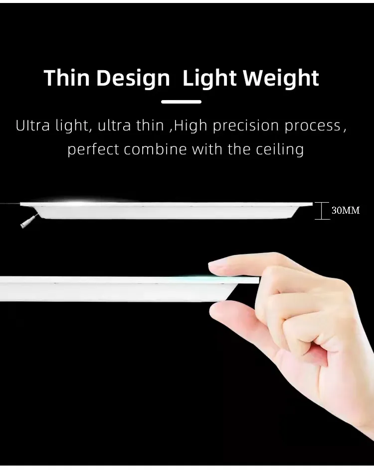 Hot Selling China Professional Manufacturer 6000K 60W 600X1200mm 2X4FT LED Ceiling Panel Light