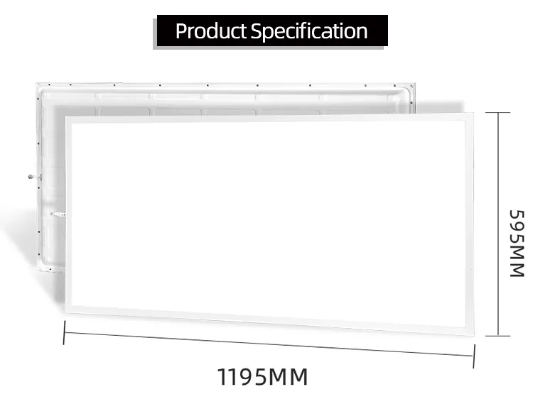 Hot Selling China Professional Manufacturer 6000K 60W 600X1200mm 2X4FT LED Ceiling Panel Light