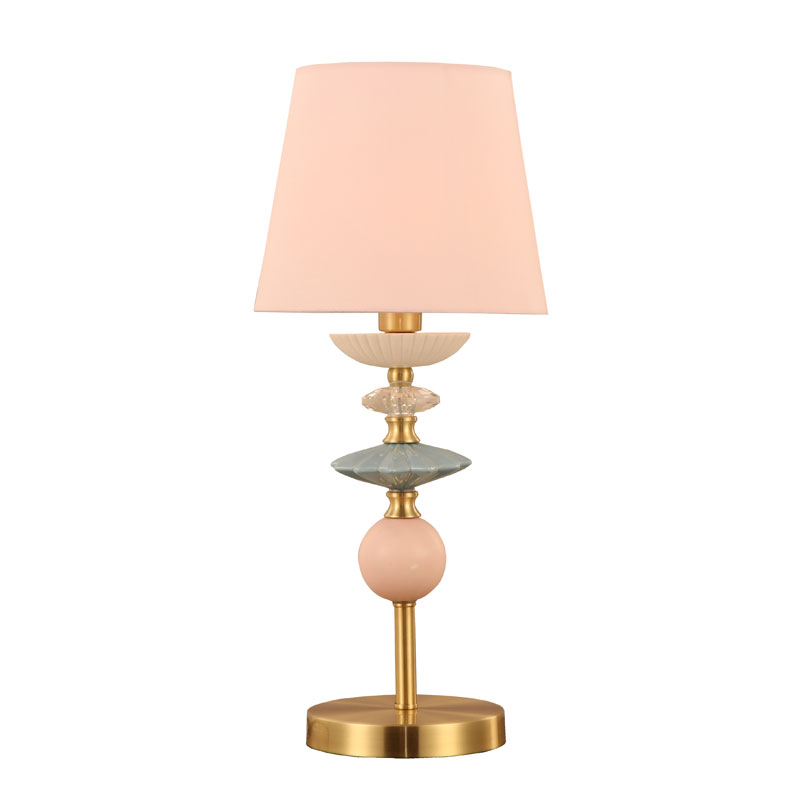 Drum Shade Ceramic Table Lamp