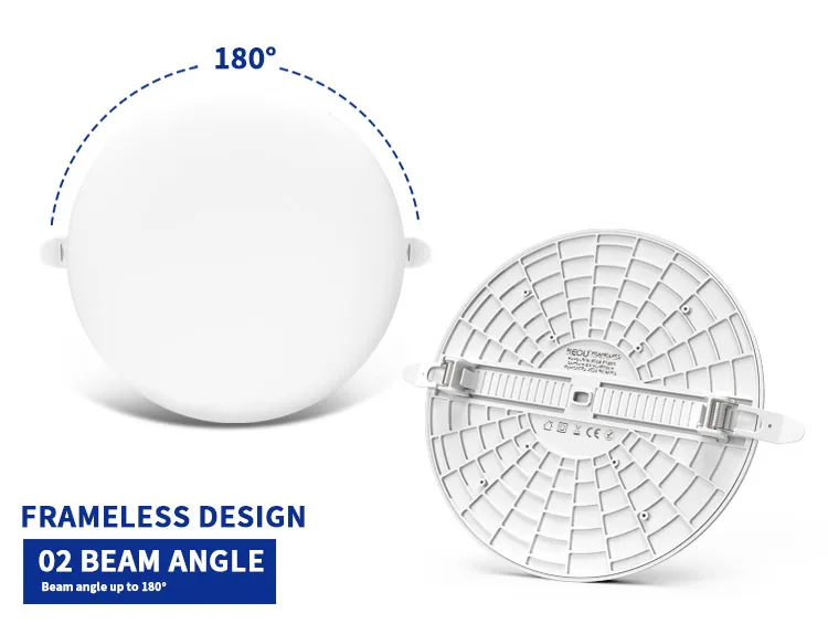 Keou Patent TUV CB Ce Tricolor Smart Dimmable LED Lamp 3D LED Light Adjustable Panel LED with Frameless
