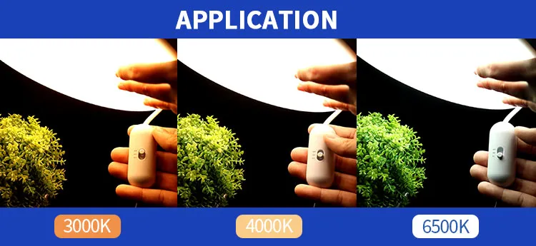 Keou Patent TUV CB Ce Tricolor Smart Dimmable LED Lamp 3D LED Light Adjustable Panel LED with Frameless