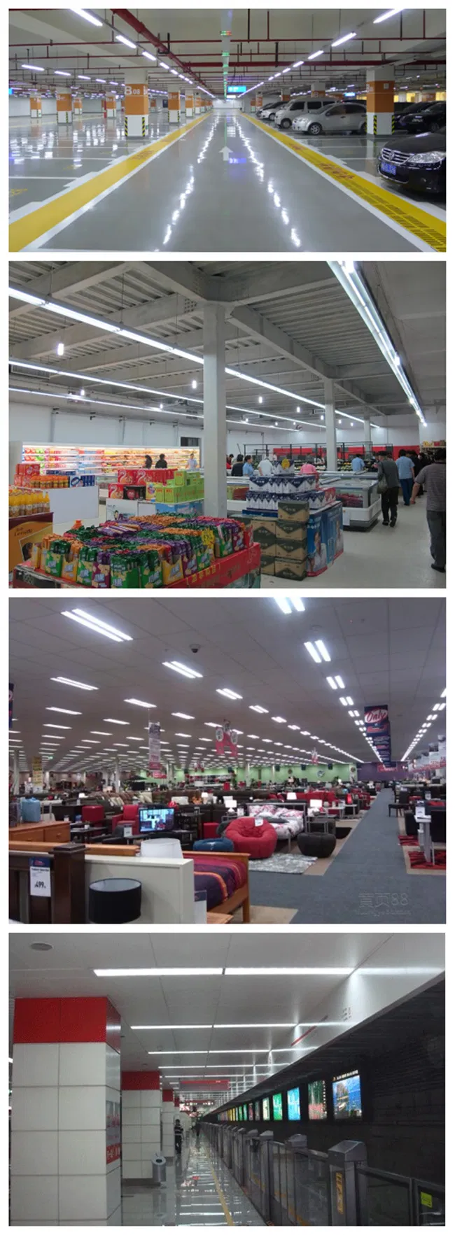 LED Fluorescent Tube Manufacturer 18W T8 LED Tube for Supermarket