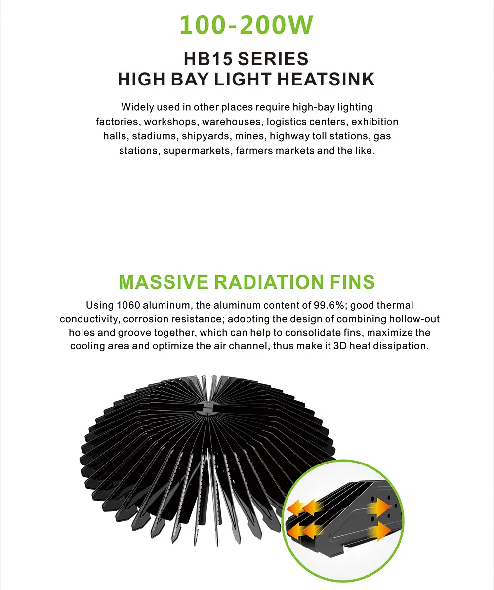 LED High Bay Light Warehouse Industrial Factory Commercial Lamp UFO