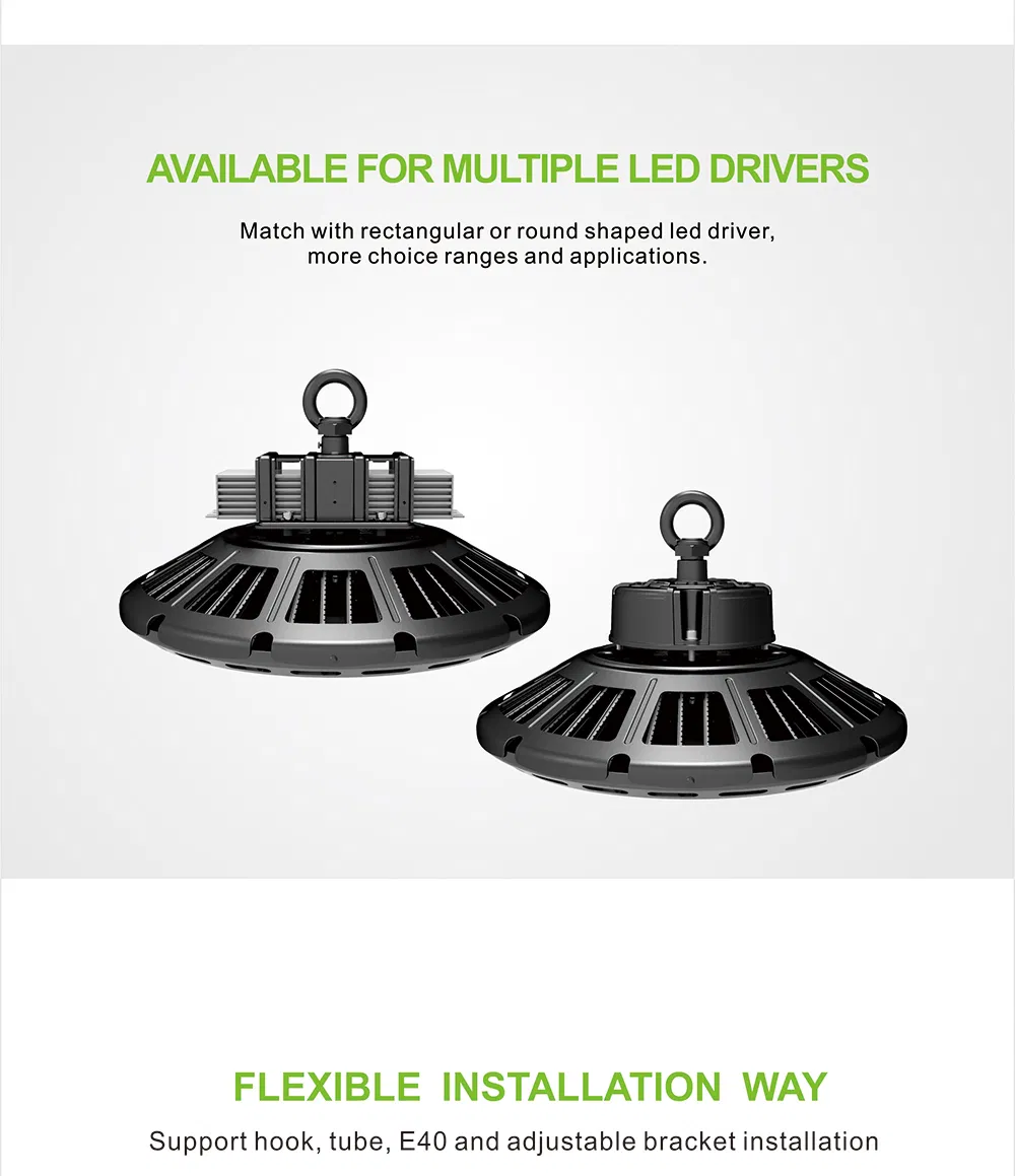 LED High Bay Light Warehouse Industrial Factory Commercial Lamp UFO