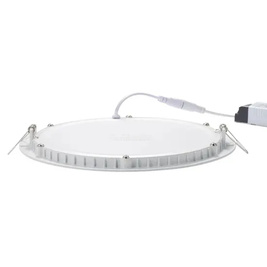 LED Panel Light Round Ultra Thin18W LED Ceiling Recessed Light for Indoor Bathroom Triac Dimmable