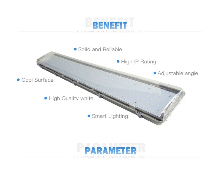 Model HP, 5FT 100W 120W 150W LED Linear High Bay