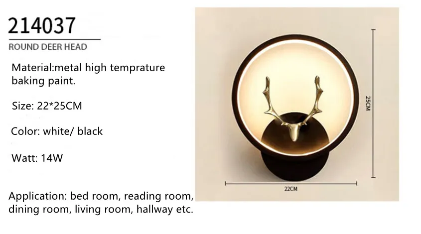 Modern Bedroom Living Room Hotel Home Aluminum Decorative Spotlight LED Outdoor Wall Lamp