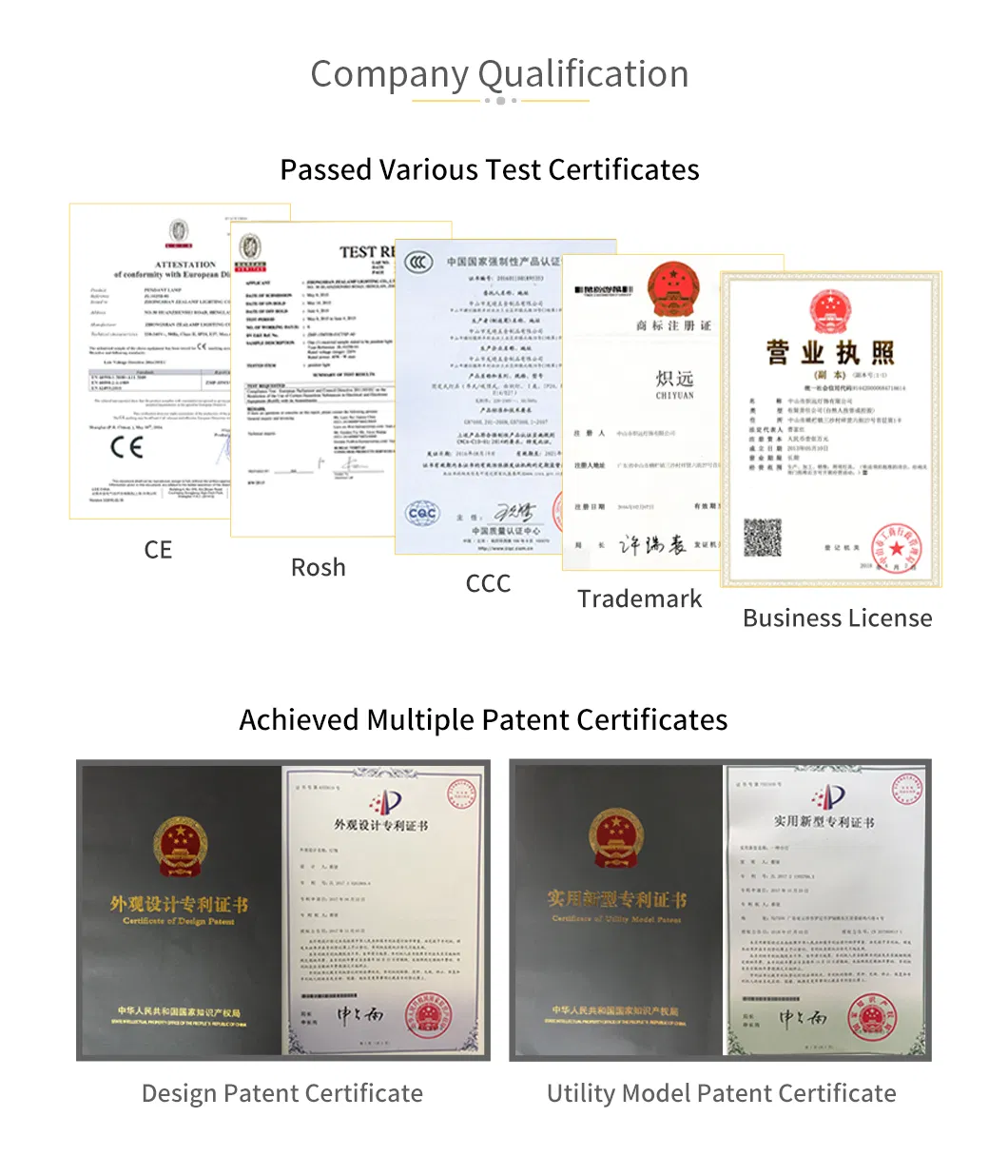 Modern Design Stainless Steel Acrylic Pendant Lamp