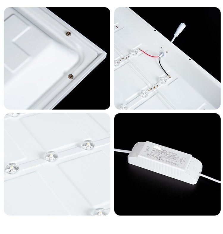 Modern New Design Hot Sale Office Backlit LED Flat Panel Light 60W 120lm/W 600X1200mm 2X4FT Aluminum Frame LED Panel Light