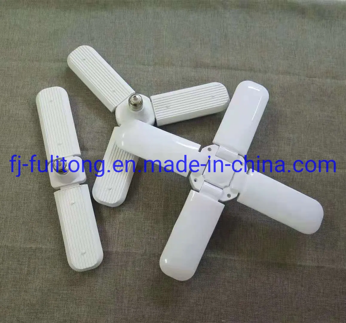 New Design 45W 60W LED Fan Bulb E27 Foldable Blade LED Light