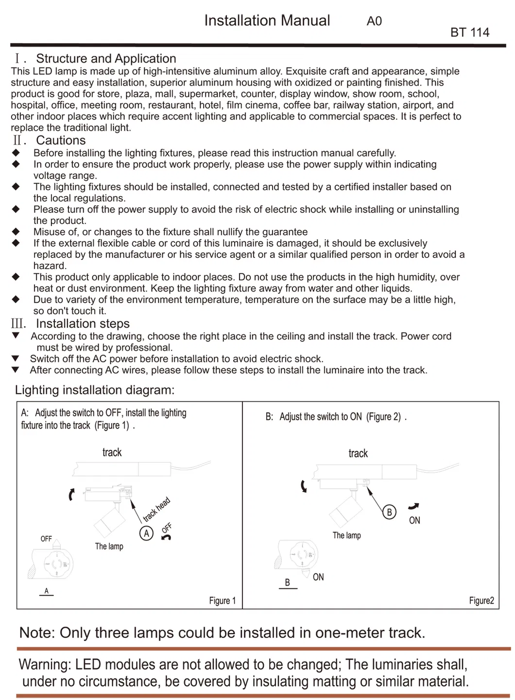 New Design Anti-Glare LED Track Light with 5 Year Warranty for Supermarket Clothing Store